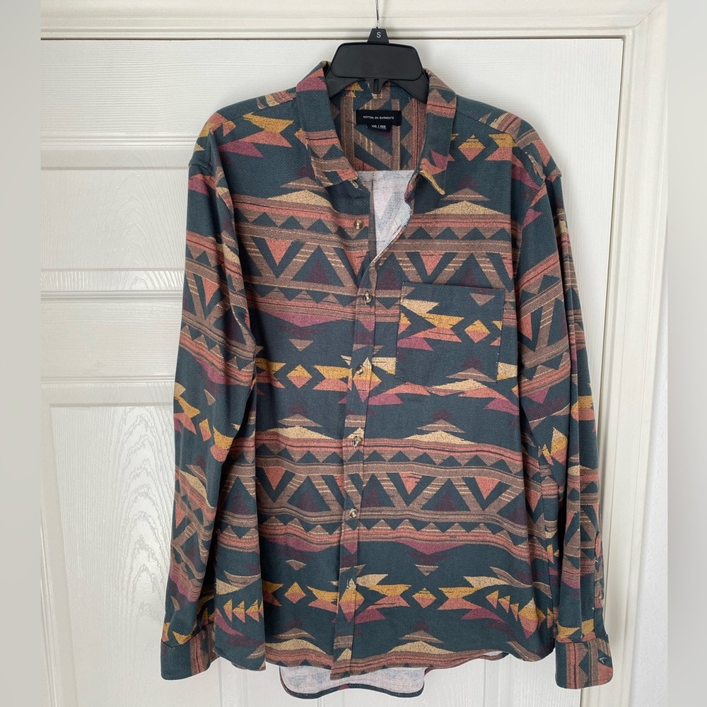 Men’s Southwest patterned shirt